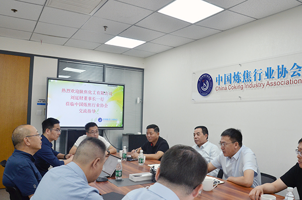 陕焦化工和陕西省石化联合会客人到访协会